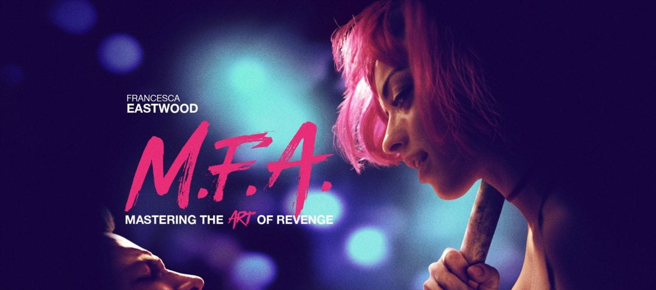 At a time of such social divisiveness, and a time where female filmmakers are emerging with some of the best modern movies within the horror genre, we caught up with 'M.F.A.' director Natalia Leite to discuss the making of the movie, whether women are allowed to do bad things, and where the horror genre is headed.